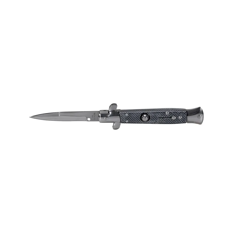 KH Security Springmesser Carbon Silberfarben · Negro