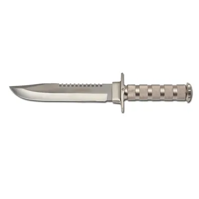 Survivalmesser Silberfarben - Haller