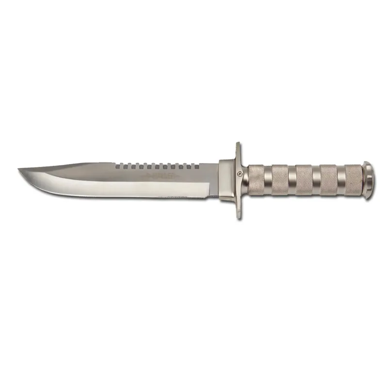 Haller Survivalmesser Silberfarben