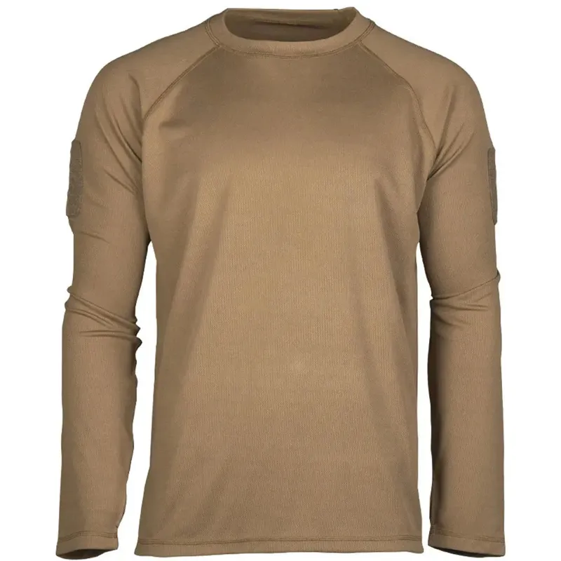 Mil-Tec Tactical Quickdry Langarmshirt · Coyote