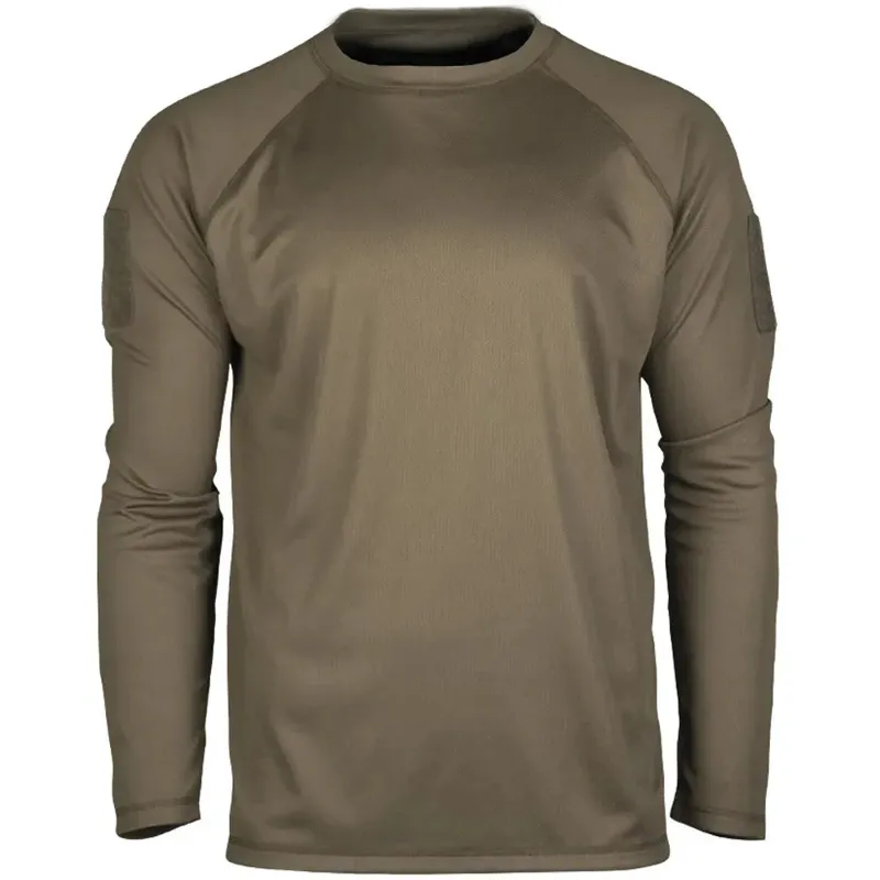 Mil-Tec Tactical Quickdry Langarmshirt · Verde / OD