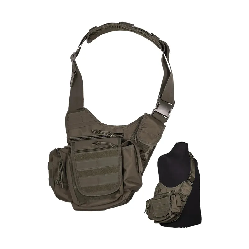 Mil-Tec Tasche Sling Bag Multifunction · Verde / OD