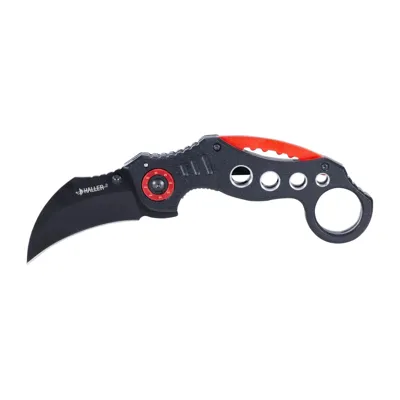 Taschenmesser Karambit Circle Rot - Haller