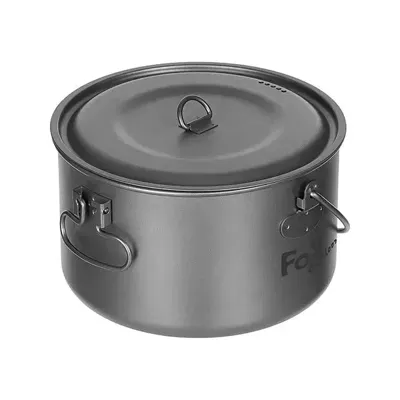 Topf Titan Groß 1.95 L Mit Deckel - Fox Outdoor
