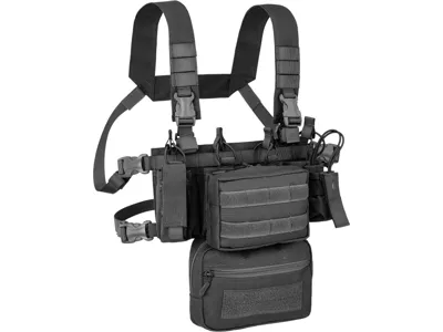 Tragesystem Chest Rig Combo Mini 900D Poly MOLLE - Defcon 5