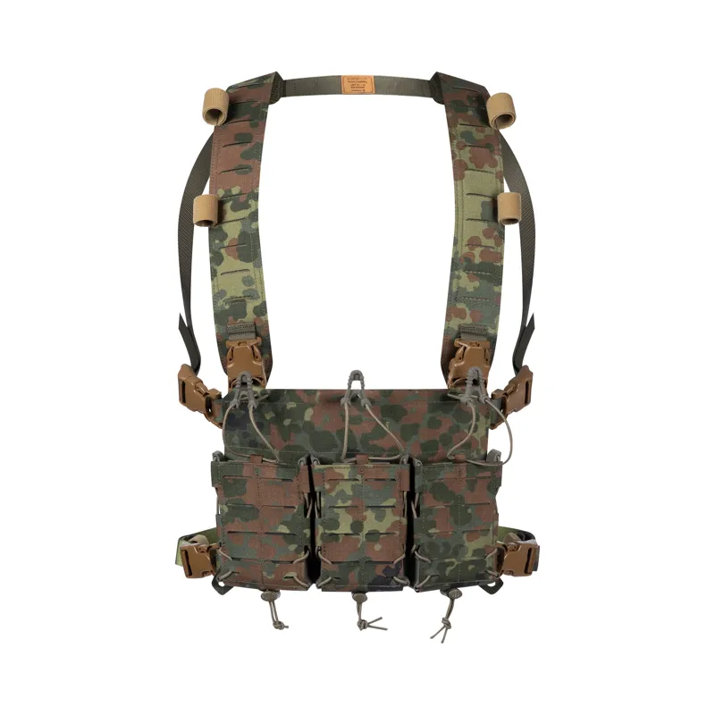 Lindnerhof Tragesystem Chest Rig Multi Caliber Micro Rig MX886 · Flecktarn