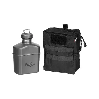 Trinkflasche Titan 1 L Mit Tasche - Fox Outdoor