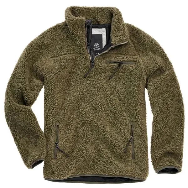 Brandit Troyer Teddyfleece · Verde / OD