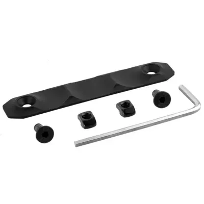 Type D CNC Aluminium Rail Cover Short KeyMod - Metal