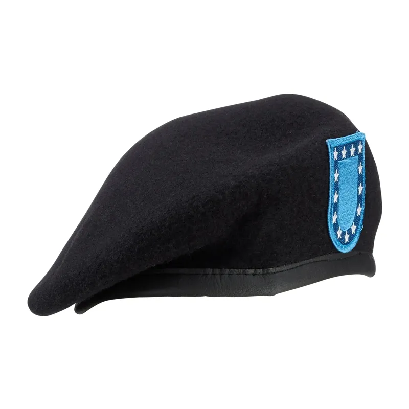 Bundeswehr Original US Barett Mit Abzeichen