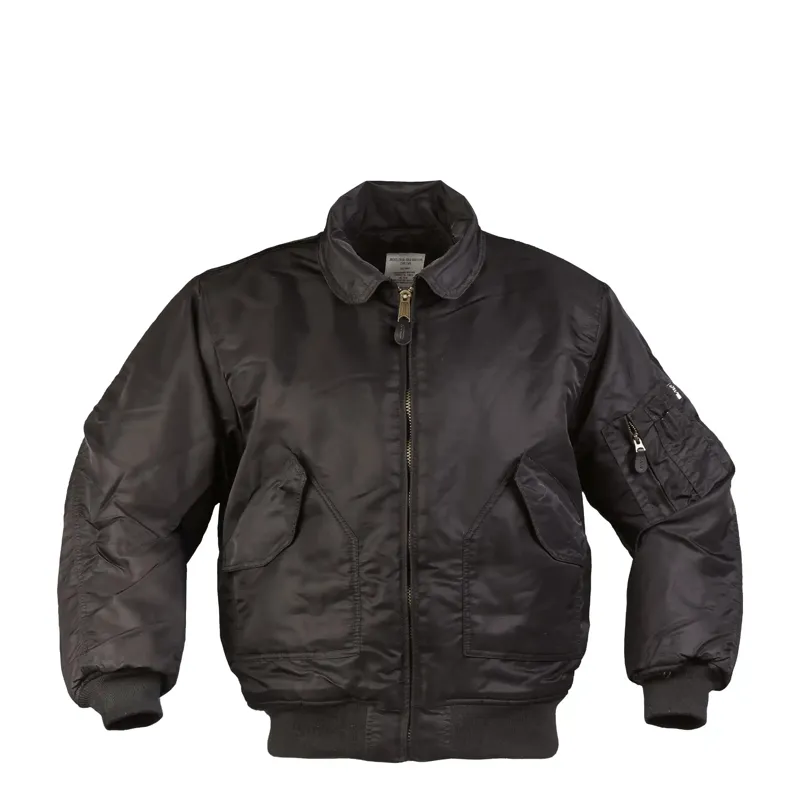 Mil-Tec US Fliegerjacke CWU Basic · Negro