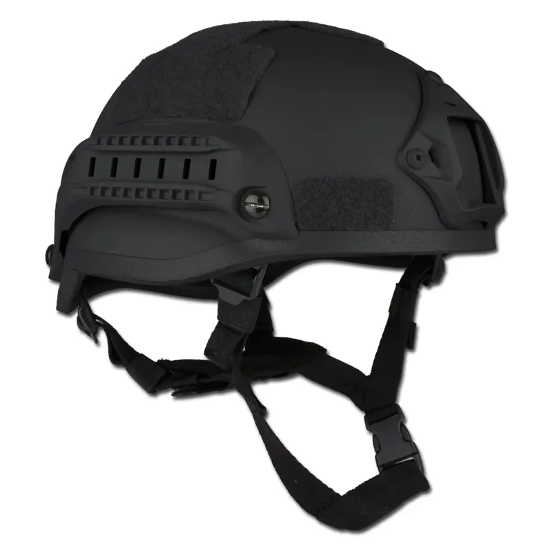 MFH US Gefechtshelm MICH 2002 Rail · Negro