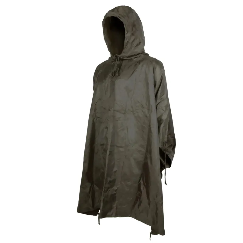 MFH US Regenponcho Ripstop · Verde / OD