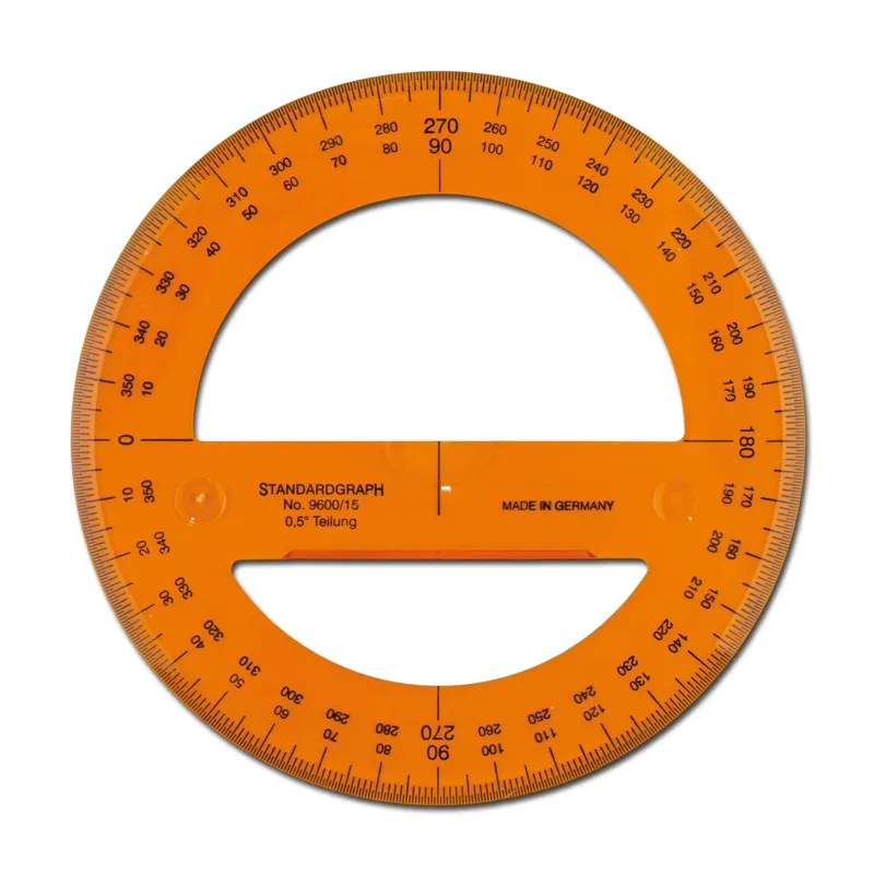 Standardgraph Vollkreis-Winkelmesser