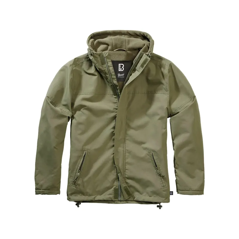 Brandit Windbreaker Frontzip · Verde / OD