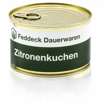 Zitronenkuchen Dose 160g - Feddeck Dauerwaren