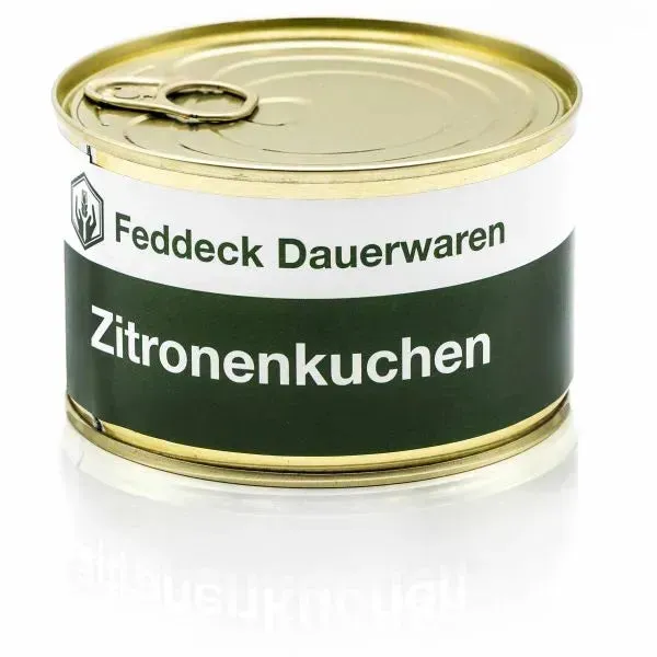Feddeck Dauerwaren Zitronenkuchen Dose 160g