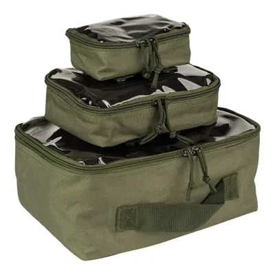 MOLLE Organizer Taschen Set Transparent 3-TEILIG - Van Os Imports
