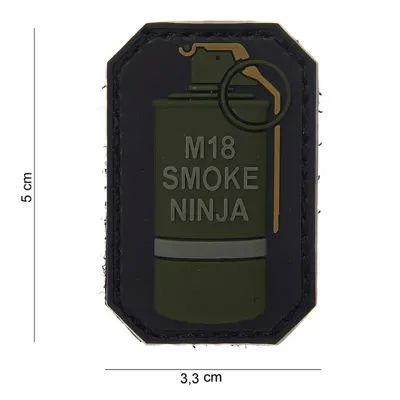 3D PVC M18 Smoke Ninja Patch - Van Os Imports