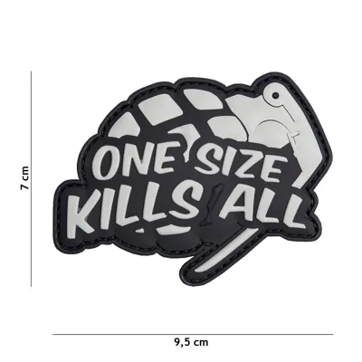 3D PVC One Size Kills All Patch - Van Os Imports