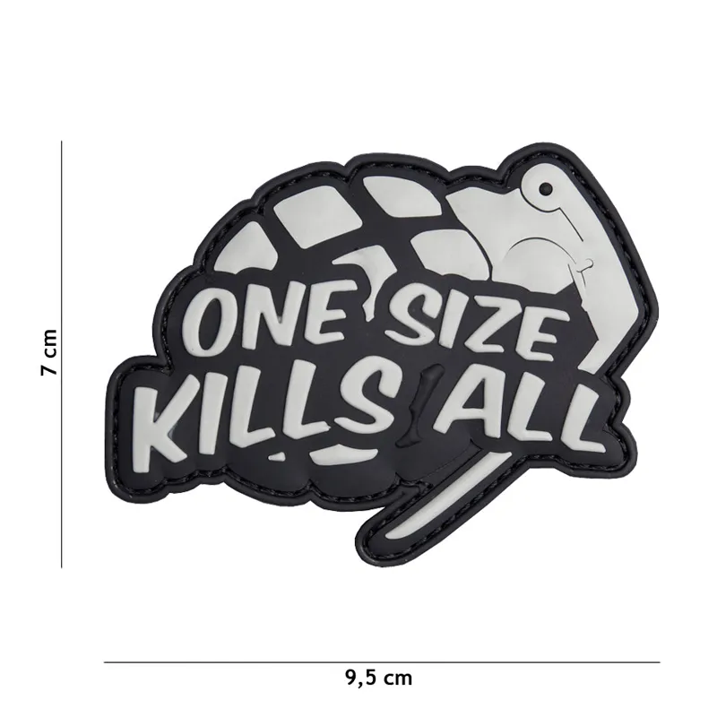 Van Os Imports 3D PVC One Size Kills All Patch