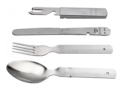 Feldessbesteck, BW, Schwere Ausführung, 4-TEILIG - A. Blöchl