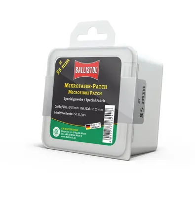 Mikrofaser Patch Rund 150 St - Verschiedene Größen - Ballistol