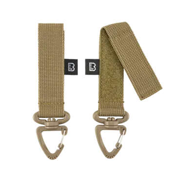 Belt and MOLLE Loop Carabiner 2ER Pack - Brandit