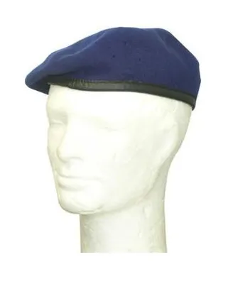 BW Barett Blau Sani Gebraucht - Bundeswehr