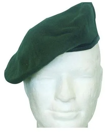 Bundeswehr BW Barett Grün Grenadier Gebraucht