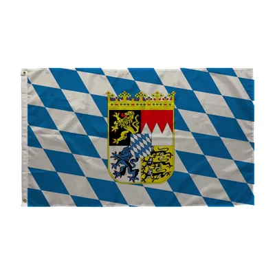 Flagge Bayern Fahne Mit Wappen 90x150cm - A. Blöchl