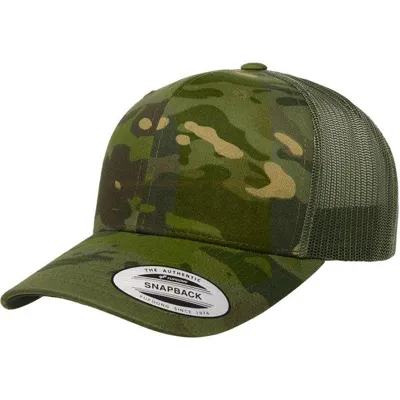 Retro Trucker Snapback Cap - Yupoong