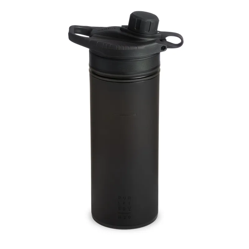 Grayl GeoPress Purifier Filterflasche Wasserfilter 710ml Covert · Negro
