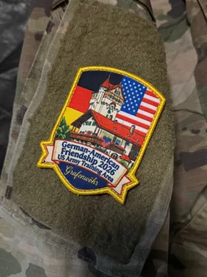 Limitierter Patch Zum Deutsch / Amerikanischen Volksfest Grafenwöhr Training Area 2026 - Der Quartiermeister