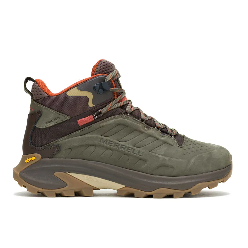 Merrell Moab Speed 2 Leather Mid Wp · Verde / OD