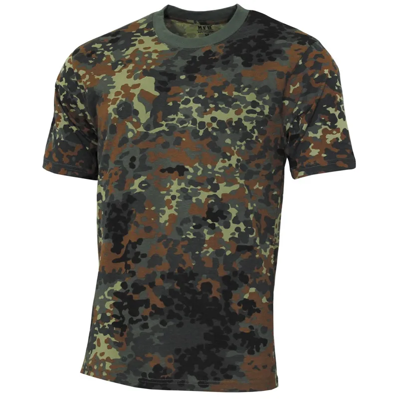 MFH Kinder T-Shirt, "Basic",, 140-145 g/M² · Flecktarn