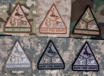 Patch Basic Food Groups - Mil-Spec Monkey