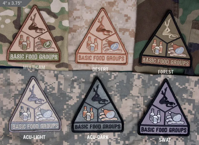 Mil-Spec Monkey Patch Basic Food Groups
