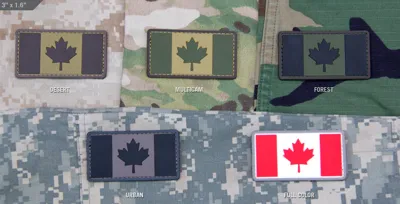 Patch Canadian Flag PVC - Mil-Spec Monkey