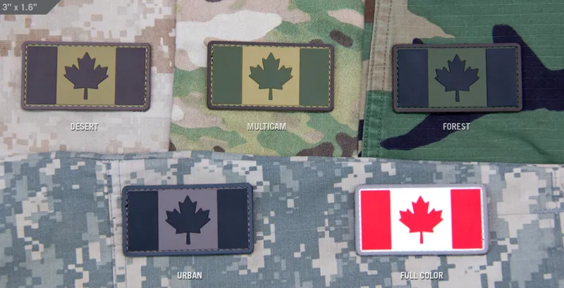 Mil-Spec Monkey Patch Canadian Flag PVC