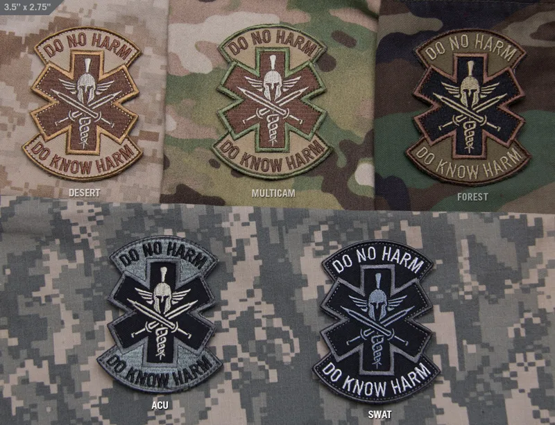 Mil-Spec Monkey Patch Do No Harm - Spartan