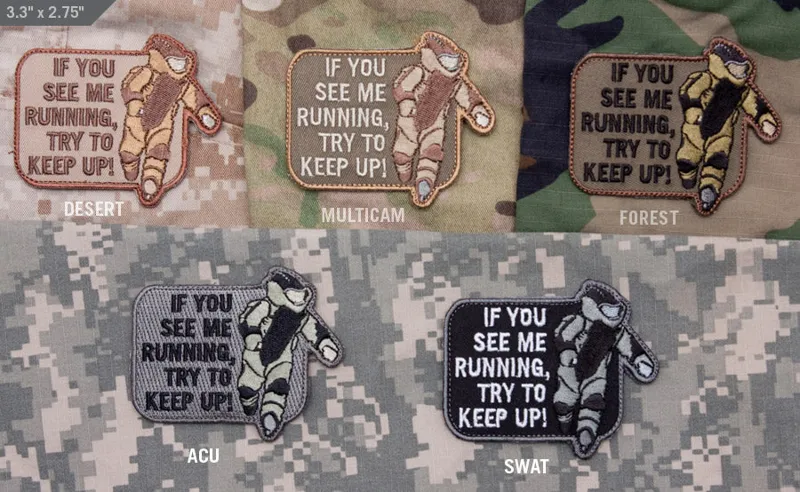 Mil-Spec Monkey Patch EOD Running