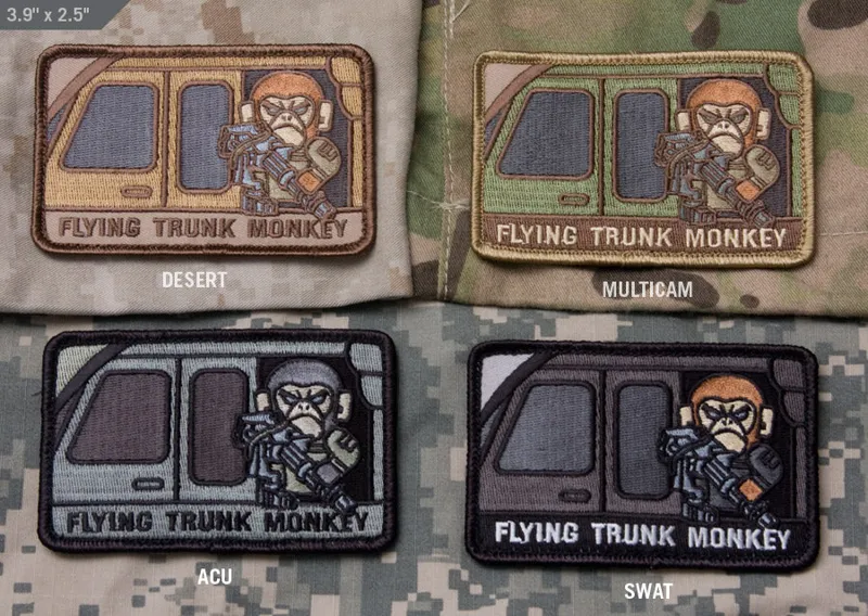 Mil-Spec Monkey Patch Flying Trunk Monkey