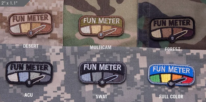 Mil-Spec Monkey Patch Fun Meter
