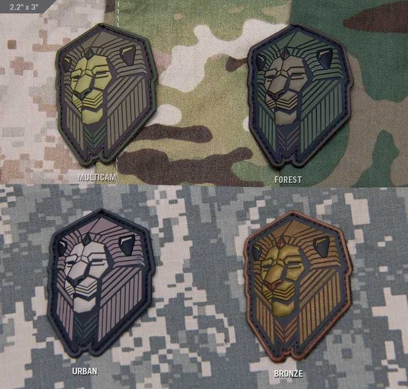 Mil-Spec Monkey Patch Industrial Lion PVC