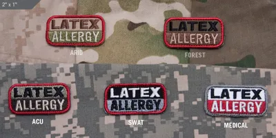 Patch Latex Allergy - Mil-Spec Monkey