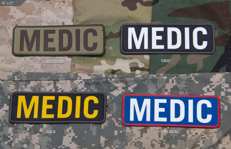 Mil-Spec Monkey Patch Medic PVC 15x5cm
