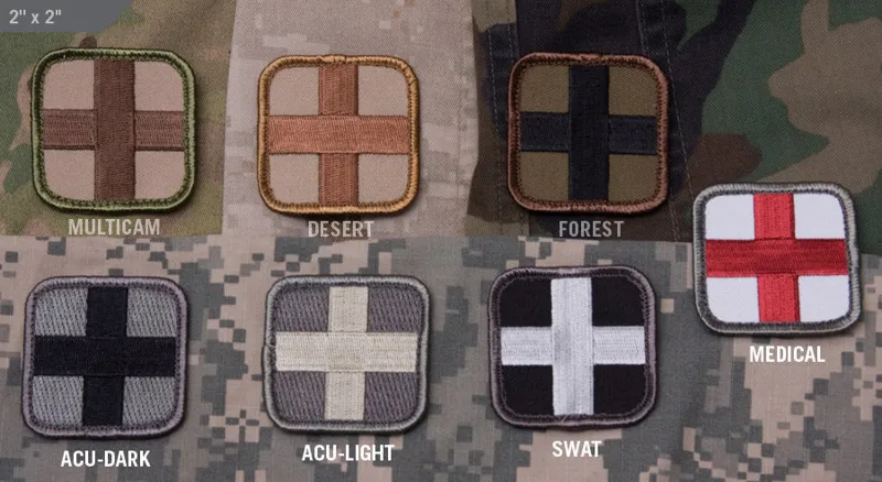 Mil-Spec Monkey Patch Medic Square 2 Inch