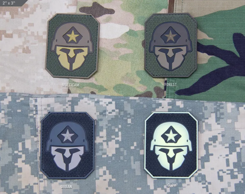 Mil-Spec Monkey Patch Modern Spartan Large PVC Urban · Tan / FDE