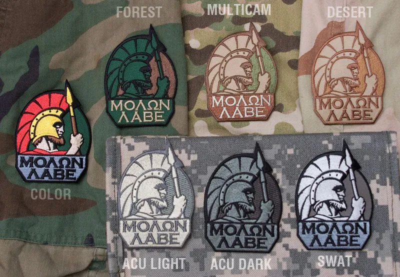 Mil-Spec Monkey Patch Molon Labe Full